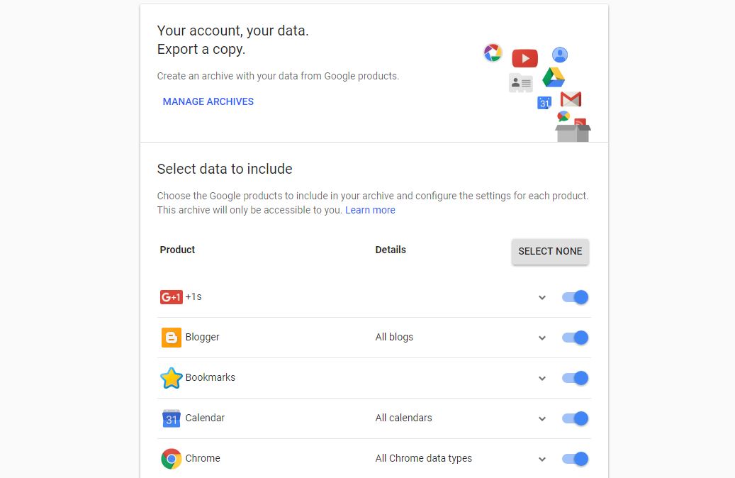 How to download a copy of everything Google knows about you